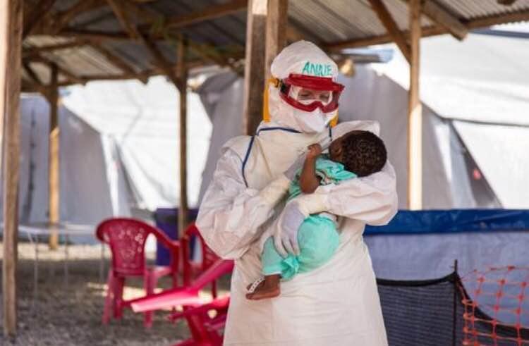 Anne Carey, Medical Warrior, working in primitive conditions to care for babies and families who have contracted the Ebola virus. Roundup from our Cluster Clubs.