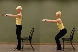 SQUAT For hips, thighs and buttocks CHEST PRESS For chest muscles and triceps From the sitting position with your feet shoulder-width apart and your