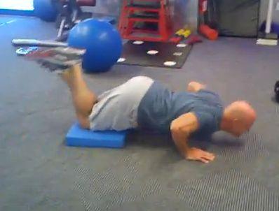 shoulders. Place the hands on the floor slightly wider than shoulder-width apart.