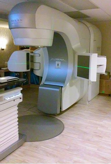 1.3.1 External Beam Radiation Therapy External beam radiation therapy (EBRT) is a treatment modality in which a beam of radiation is created outside of the patient, as opposed to having a radioactive
