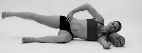 Stack, roll, and TILT o Stack pelvis o Top pelvic bone rolls forward towards bottom knee, top leg stays internally rotated.