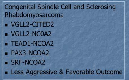 SRF-NCOA2 MyoD1 Mutations 57 58 VGLL2 and NCOA2