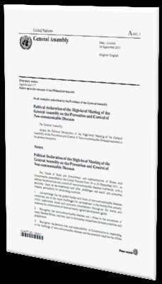 UN Political Declaration on NCDs (New York, 19-20 September 2011)...Article 19 19.