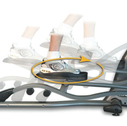 smooth smooth quiet compact The goal at Vision Fitness was to develop the most comfortable elliptical motion possible.