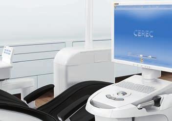 wheels for digital impressions. You can scan and design centrally with the CEREC AC.