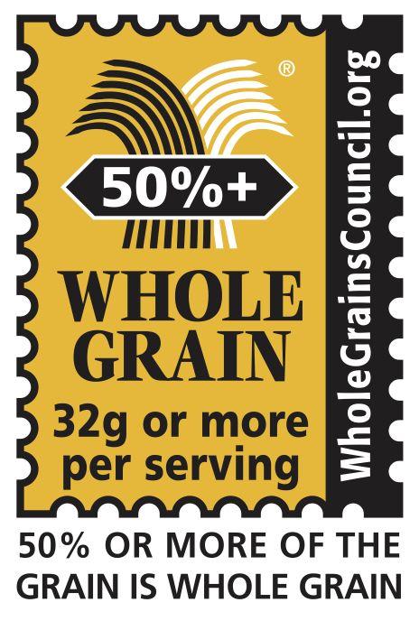 Whole grain Whole grain stamp may be on the package Just because a bread