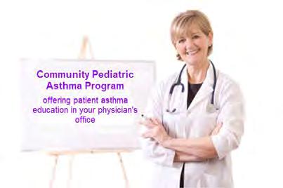 Asthma Education Appointment Patients booked for 60 minutes of education with spirometry (6+ years).