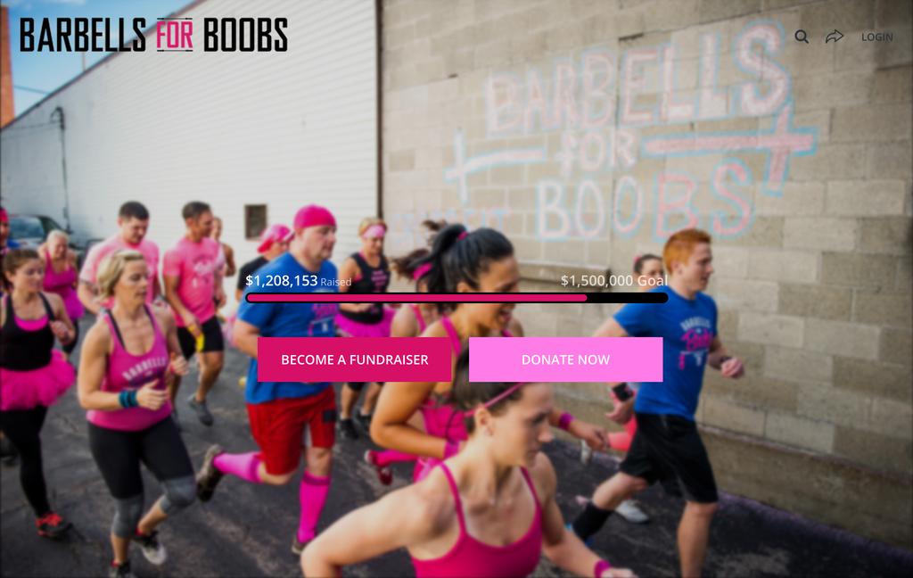 3 Year-Round Campaign Barbells for Boobs believes that everyone has a right to know if they re living with breast cancer.