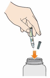 Do not throw away (dispose of) loose needles and syringes in your household trash.