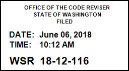 Other (specify) 01/01/2019 (If less than 31 days after filing, a specific finding under RCW 34.05.