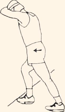 9) Stretches calf Stand a little way from wall and lean on it with