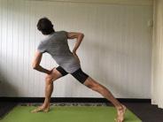 Revolved Lunge This is a more difficult practice, requiring good balance & control.