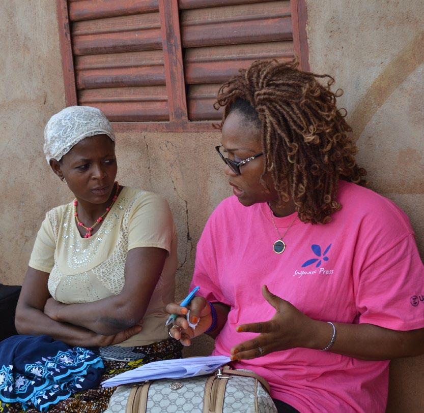 CHWs are also encouraged to ask questions and discuss successes.