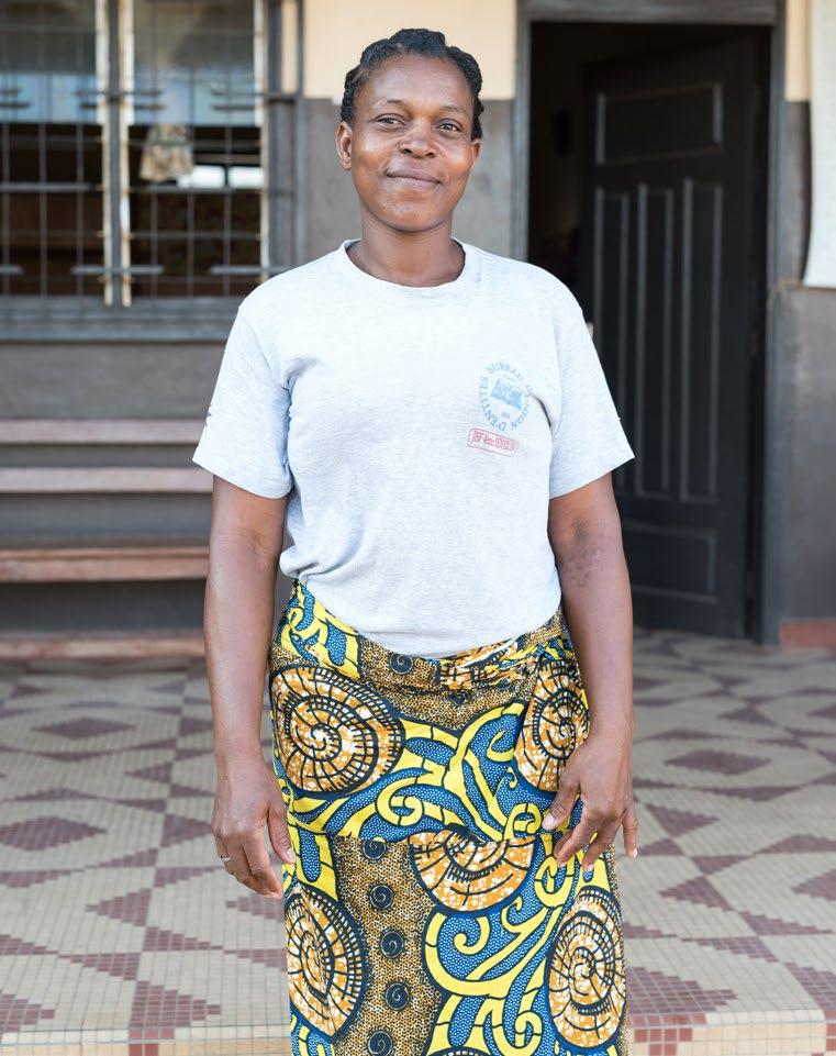 Véronique Honfo lives in Calavi. After learning about the benefits of family planning from her local CHW and discussing it with her husband, she decided to try DMPA- SC.
