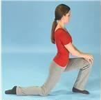 Hold for 30 seconds Repeat...1... time left, and...1... time right Hip flexors Half kneeling.