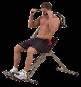 BFINVER10 INVERSION TABLE Padded nylon backboard designed for comfort and breathability.