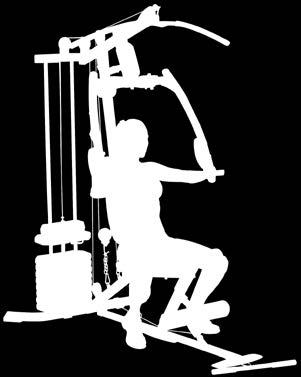 extension/press-down and leg extension/leg curl Low pulley station ideal for curls, seated row, shrugs,