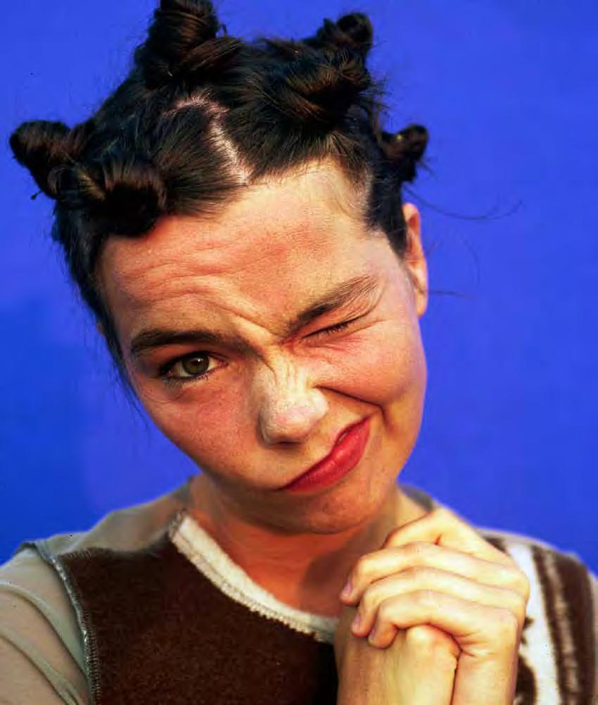 BjÖrk NOD S AS GOOD AS A WINK Björk taken at the Big Day Out in 1995; this is one of my most published photos.