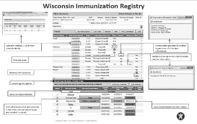 What the WIR Can Do for ou Enter current and historical immunization information Track your organization s vaccine inventory and alerts when inventory is low or vaccine is about to expire There is no