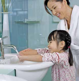 Have your child wash his or her hands regularly. Wash your own hands often as well. Make sure your child has had his or her immunizations and has them on time.