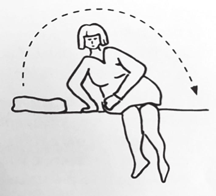 GETTING IN AND OUT OF BED To reduce any discomfort/pain on getting in and out of bed you may find it helpful to bend your knees and keep your pelvic tilted with