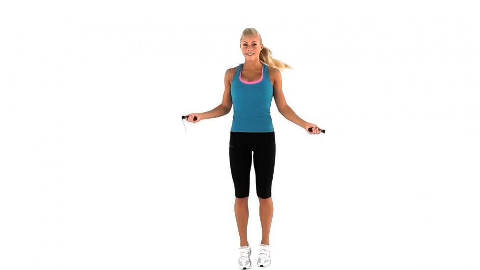 3 Aerobic Exercises in 5 Minutes Simulate jumping rope for a minute: Hop on alternate feet, or on both feet at once.