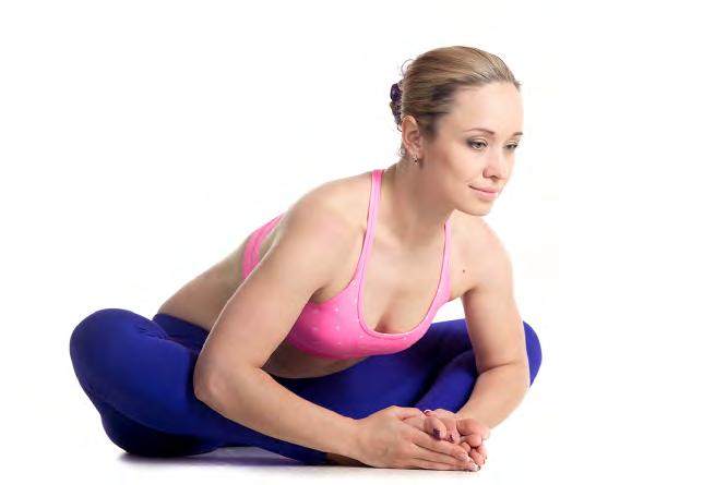 BADDHA KONASANA Bound Angle Pose In this pose you sit on the floor with the soles of the feet together while practicing good spinal posture and opening the hips, quite the opposite of what the