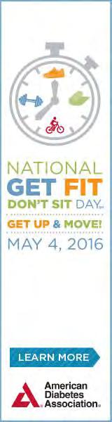 National Get Fit Don t Sit Day On Wednesday, May 6, the American Diabetes Association hosted the inaugural "Get Fit Don't Sit" Day to get