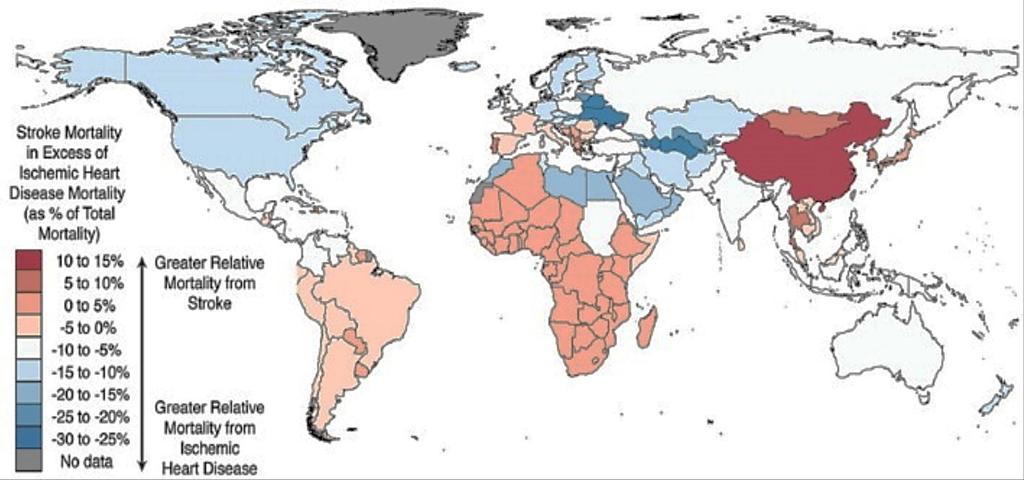 Geographic Distribution of Relative Mortality From Stroke and Coronary Heart Disease Despite aggressive strategies are now available