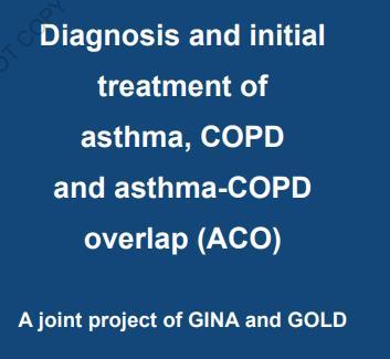 Diagnosis of Diseases of Chronic Airflow Limitation: Asthma, COPD and Asthma-COPD Overlap Syndrome