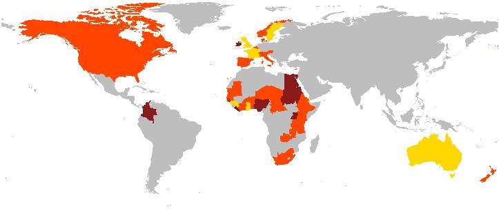 Nr of countries that legally ban FGM Countries banning FGM in 1994 Countries banning FGM in 2007 Countries