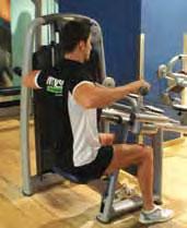 Release and allow the shoulders to naturally move slightly forwards before you start the next row Many machines also allow a Wide Grip Seated Row in