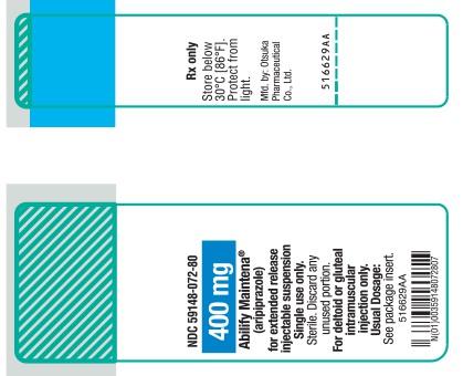 PRINCIPAL DISPLAY PANEL - 400 mg Syringe Carton For deltoid or gluteal intramus cular