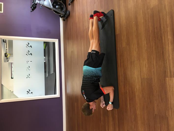 5. Plank w/ Abduction Of The Leg Take up a plank