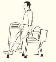 5. Chair Sitting Toilet transfer using a