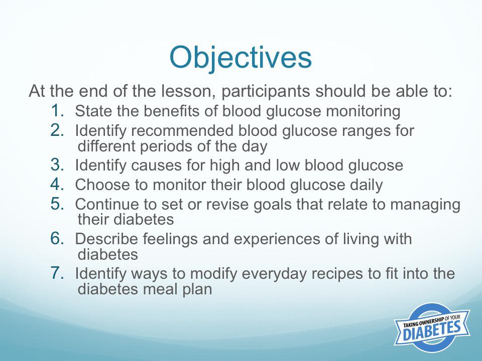 Blood glucose monitoring is an important part of diabetes care.