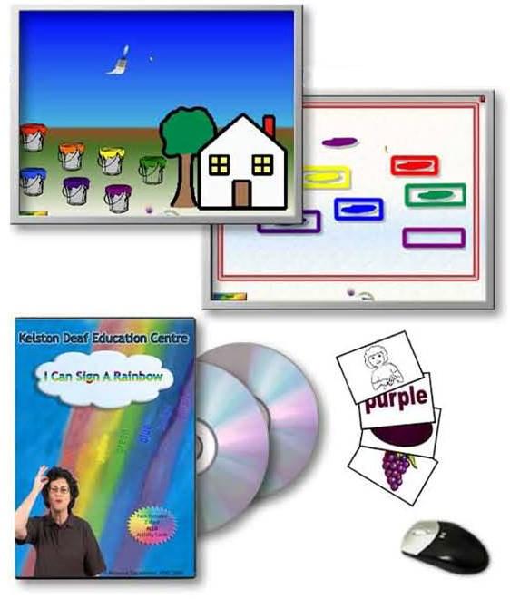 RESOURCE CATALOGUE I Can Sign A Rainbow Catalogue # 100 I Can Sign a Rainbow is a 2 disc set (DVD and CD-ROM) designed for