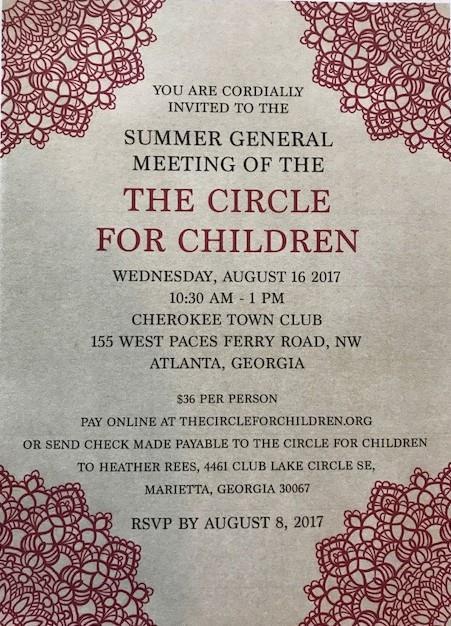 Important Dates Executive Board Meeting Hosted by Shirley Jones 2442 Ballantrae Circle Cumming, GA 678-776-2000 10:00 a.m. Wednesday, August 9 Vintage 2 Vogue Ball Planning Meeting All members welcome.