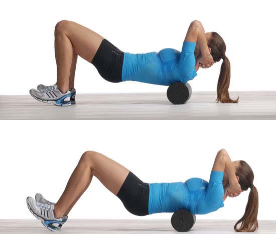 Foam Roller- Thoracic Spine Thoracic Spine rolling is great for improving kyphotic thoracic posture.