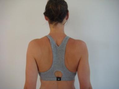 SHOULDER SETTING Set up system as demonstrated. towards the spine.