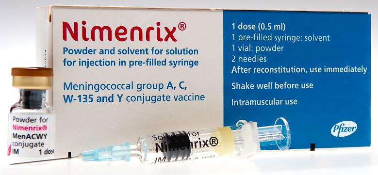 10 Vaccine supply update Nimenrix The conjugate MenACWY vaccine Menveo (GSK) is no longer be available from the National Cold Chain Service.