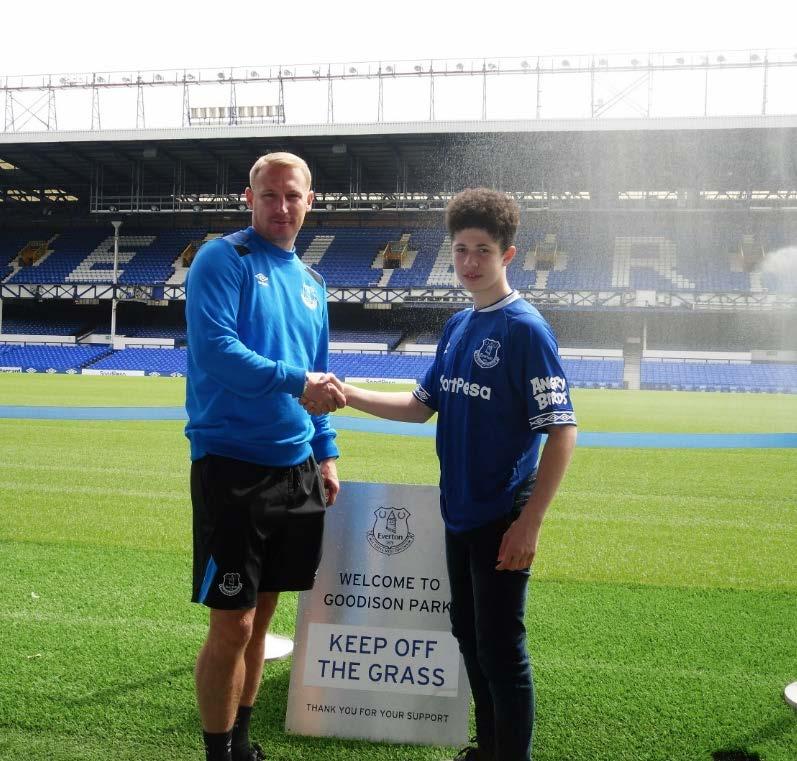 Raphe Barber Year 11 student Raphe has been selected as one of 18 young people nationally to join Everton Football College in September 2018.