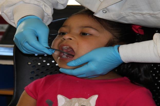 Benefits of VDH Dental visits are provided at school sites.