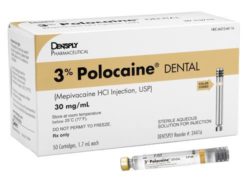 LOCAL ANESTHETIC AND ARMAMENTARIUM Commonly used Local Anesthetic Solutions Mepivacaine HCL 3% (Tan) Carbocaine Polocaine Short