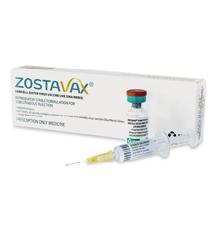 VARICELLA ZOSTER VIRUS VARICELLA ZOSTER VIRUS - SHINGLES Zostavax: high dose live attenuated VZV vaccine, 14 times more potent than the varicella vaccine Licensed for immune competent adults aged 50