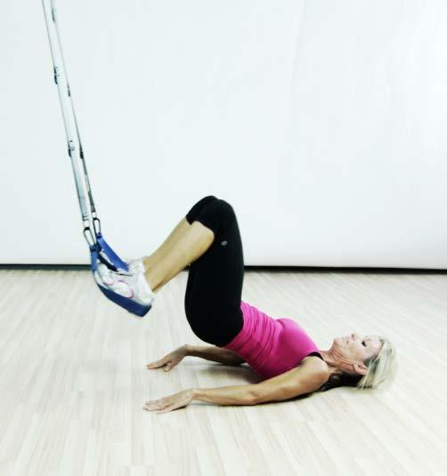 Perform static stretching and gentle movements with the dual straps.