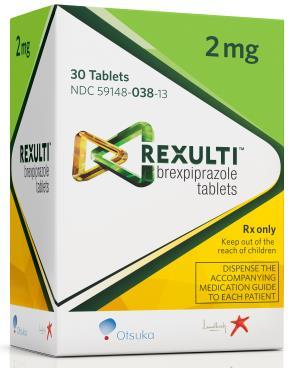 Rexulti approved a major milestone for patients and physicians in the US Rexulti launched early August Approved dose-range provides flexibility WAC* will be USD 29 per day or USD 865.
