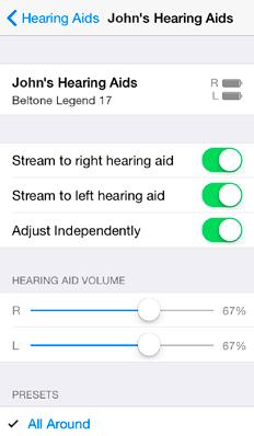 Alternative controls for hearing aids on iphone, ipad, or ipod touch How to access basic volume and program controls from the accessibility shortcut Triple click on the Home button on the Apple