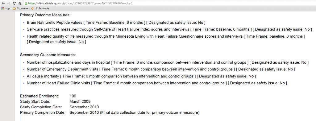 Selective reporting Example of a home telemonitoring trial for heart failure: (J Med Internet Res 2012;14(1):e31) doi:10.2196/jmir.