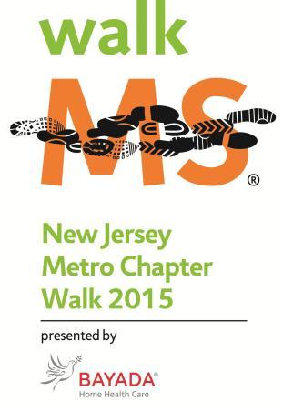 WALK MS: 2015 PARTICIPANT & TEAM CAPTAIN KIT NEW JERSEY METRO CHAPTER WALK TO